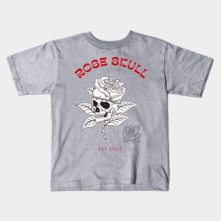 rose skull Kids T-Shirt